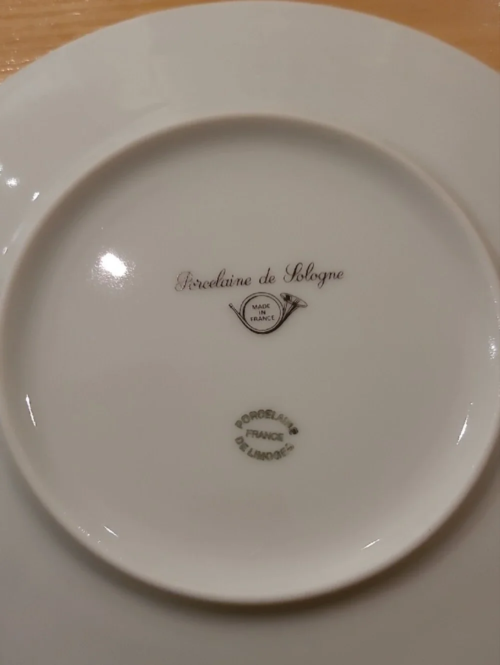 De Limoges 2 Porcelaine De Sologne Cheese Plates